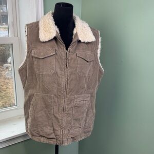 Guide Series tan Sherpa-Lined Vest XL
